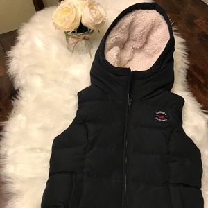 Hollister Women's Junior Small Sherpa Lined Hooded